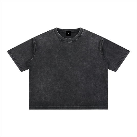 Mineral Wash Boxy Cotton T-Shirt